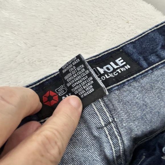Southpole Authentic Collection Mens Dark Denim Jeans Size 36 Straight Loose - Picture 10 of 10